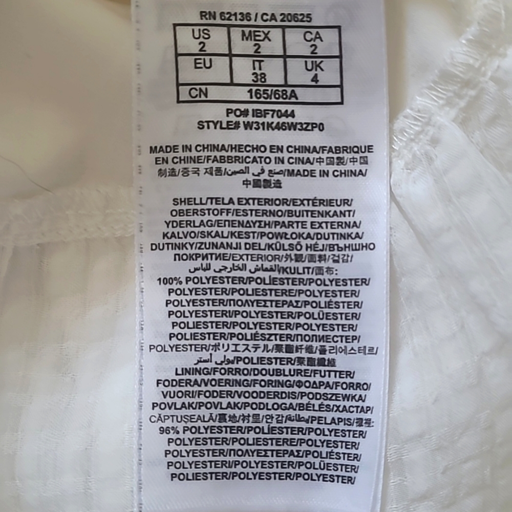 Off White Halter Mini Sundress - Picture 9 of 11